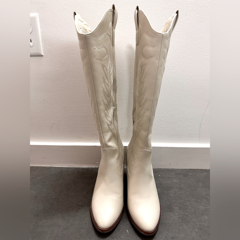 Off White Cowgirl Boots